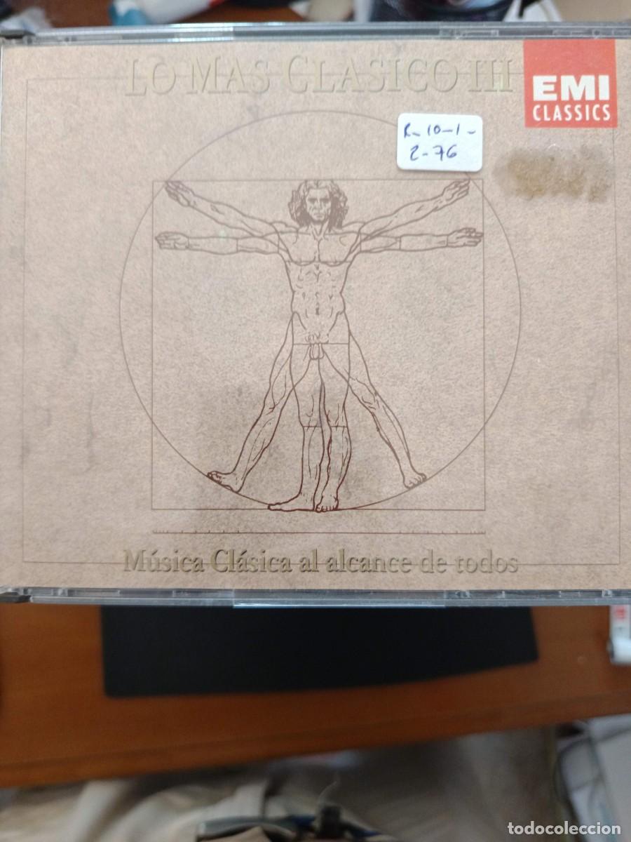 CDs de m&uacute;sica: 2 CD. LO M&Aacute;S CL&Aacute;SICO III. M&Uacute;SICA CL&Aacute;SICA AL ALCANCE DE TODOS.