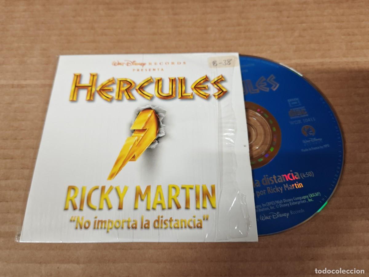 CDs de m&uacute;sica: RICKY MARTIN No importa la distancia TEMA PELICULA DISNEY HERCULES CD SINGLE PROMOCIONAL 1997 1 TEMA
