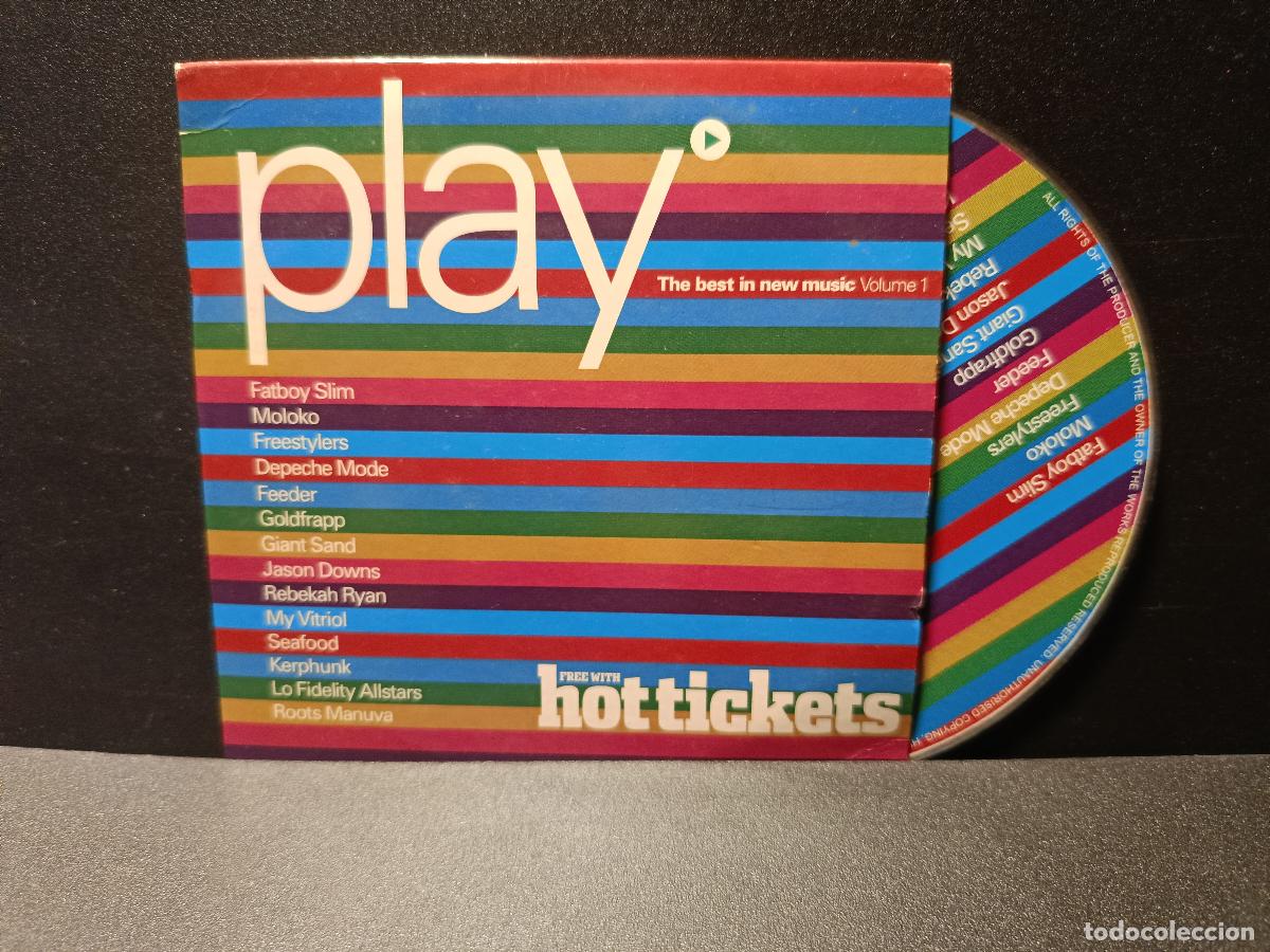 CDs de m&uacute;sica: PLAY HOT TICKETS BEST VOL 1 CD CARTON PEPETO