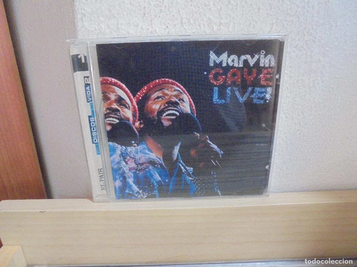 CDs de m&uacute;sica: Marvin Gaye. Live. Universal music 2004 -- CD