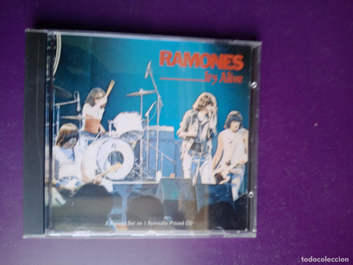 CDs de m&uacute;sica: Ramones &lrm;&ndash; It's Alive - CD SIRE 1990, SIN USO -