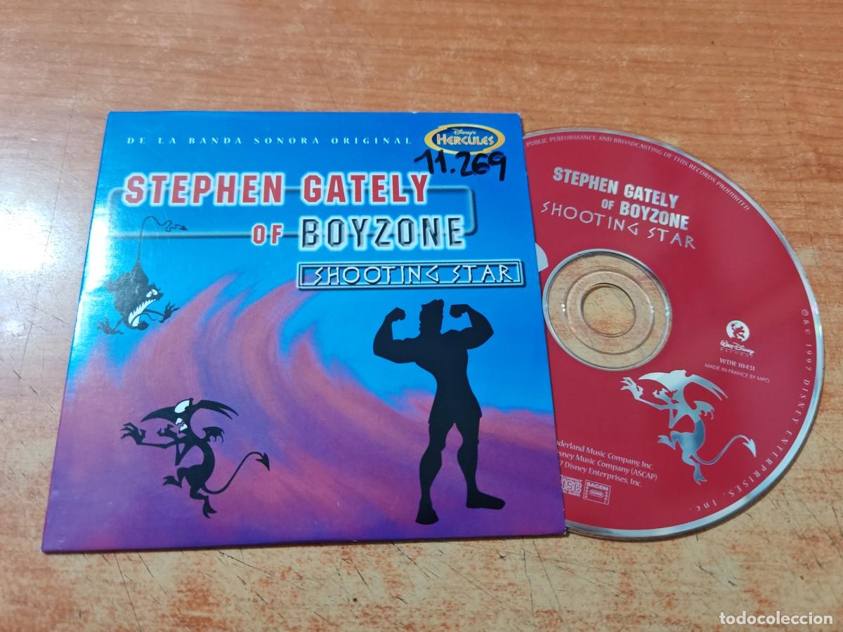 CDs de m&uacute;sica: STEPHEN GATELY BOYZONE Shooting star BANDA SONORA HERCULES DISNEY CD SINGLE PROMO CARTON 1997 1 TEMA