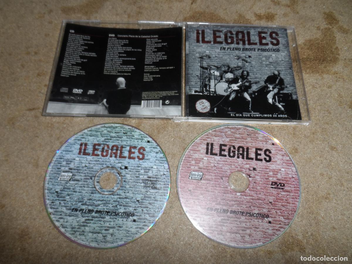 CDs de m&uacute;sica: ILEGALES - EN PLENO BROTE PSIC&Oacute;TICO (CD+DVD)
