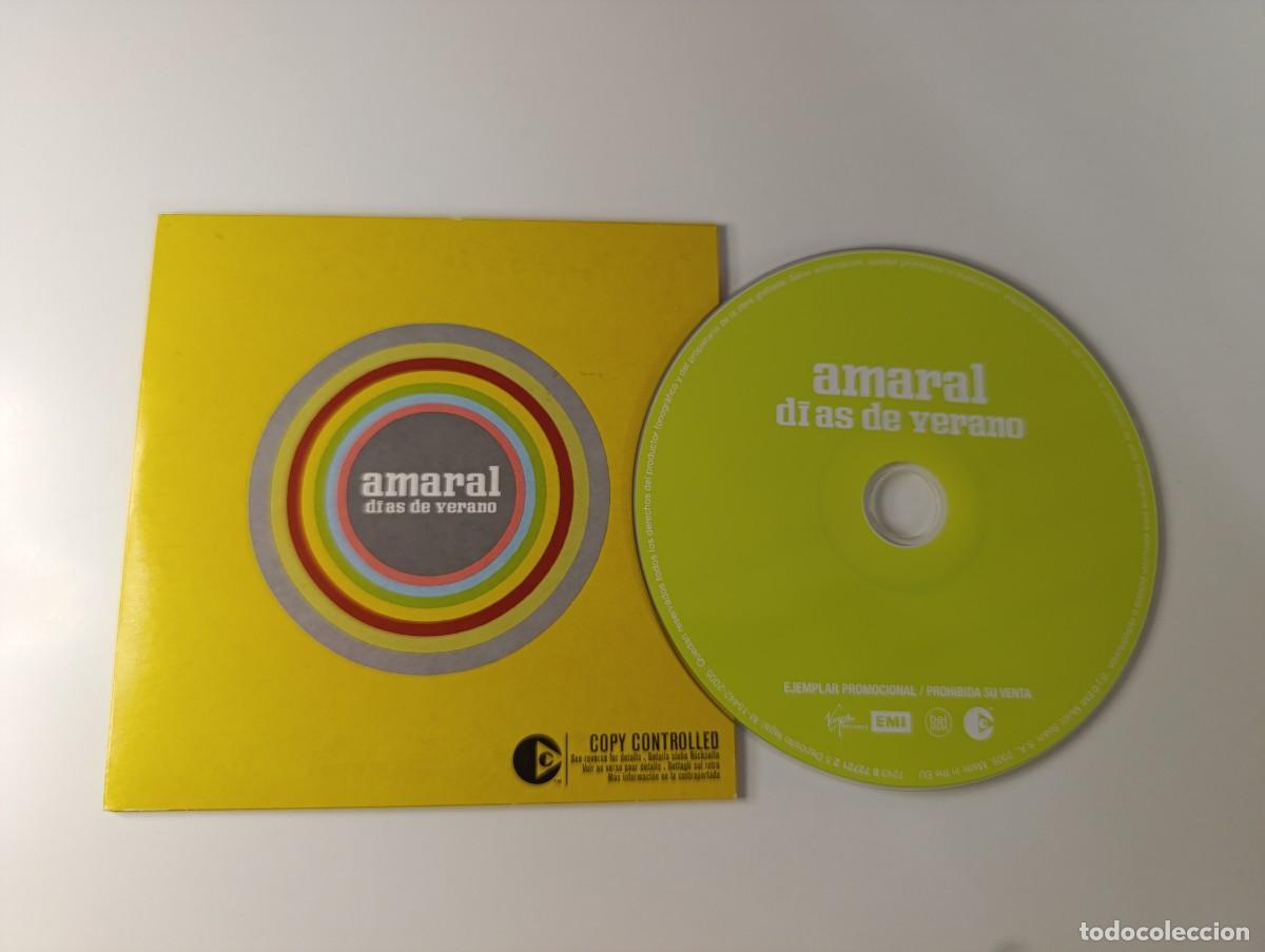 CDs de m&uacute;sica: AMARAL 'D&iacute;as de Verano' CD Single promo 2005 P&aacute;jaros en la cabeza