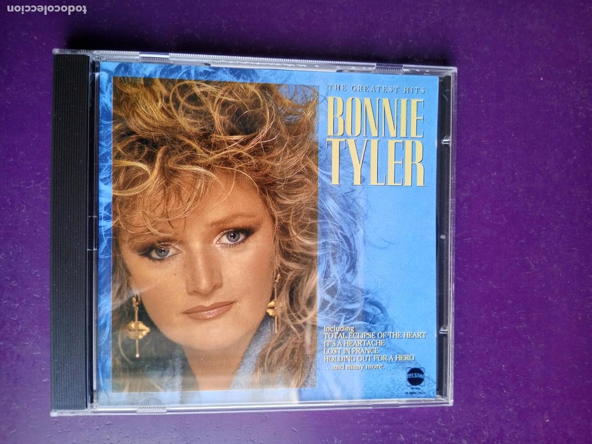 CDs de m&uacute;sica: Bonnie Tyler &ndash; The Greatest Hits - CD TELSTAR 1986 -POP ROCK 80'S - 16 EXITOS