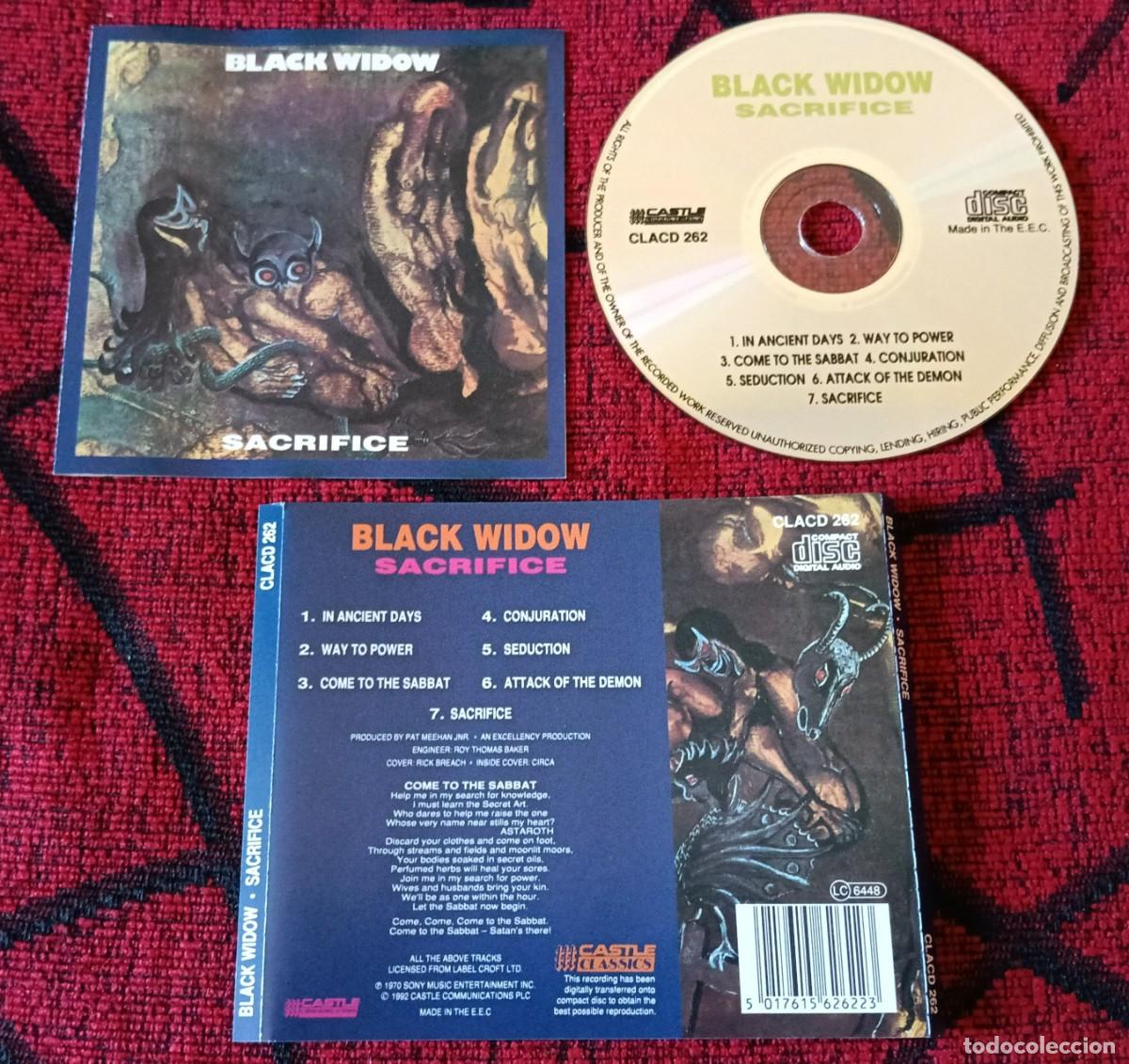 CDs de m&uacute;sica: BLACK WIDOW ** Sacrifice ** CD 1992