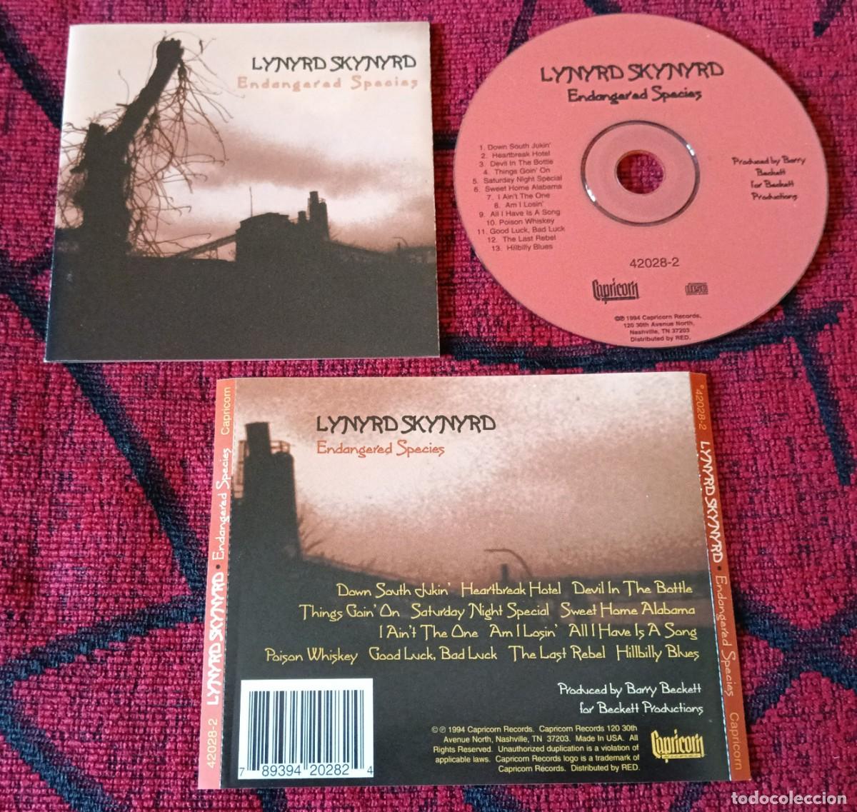 CDs de m&uacute;sica: LYNYRD SKYNYRD ** Endangered Species ** CD 1994 USA