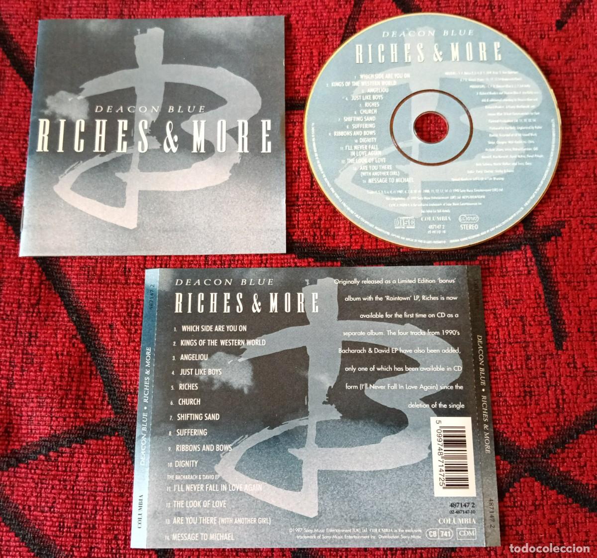 CDs de m&uacute;sica: DEACON BLUE ** Riches & More ** CD 1997 UK