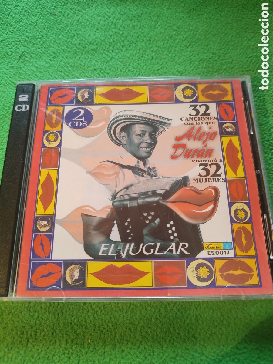 CDs de m&uacute;sica: Alejo Dur&aacute;n &rdquo; El Juglar&rdquo; - 32 canciones que enamor&oacute; 32 mujeres