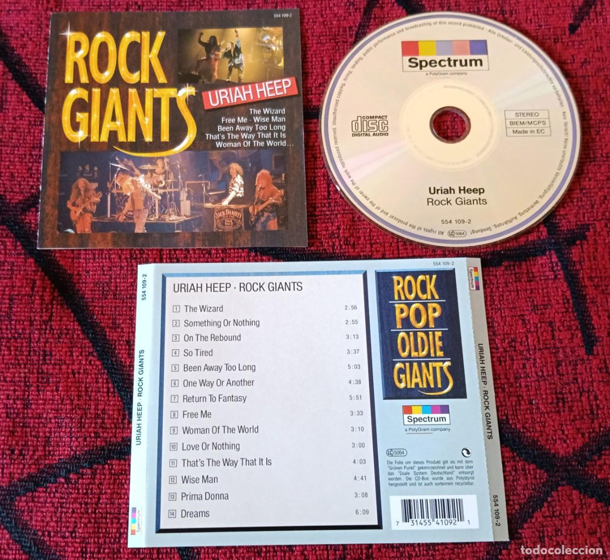 CDs de m&uacute;sica: URIAH HEEP ** Rock Giants ** CD ALEMANIA 1997