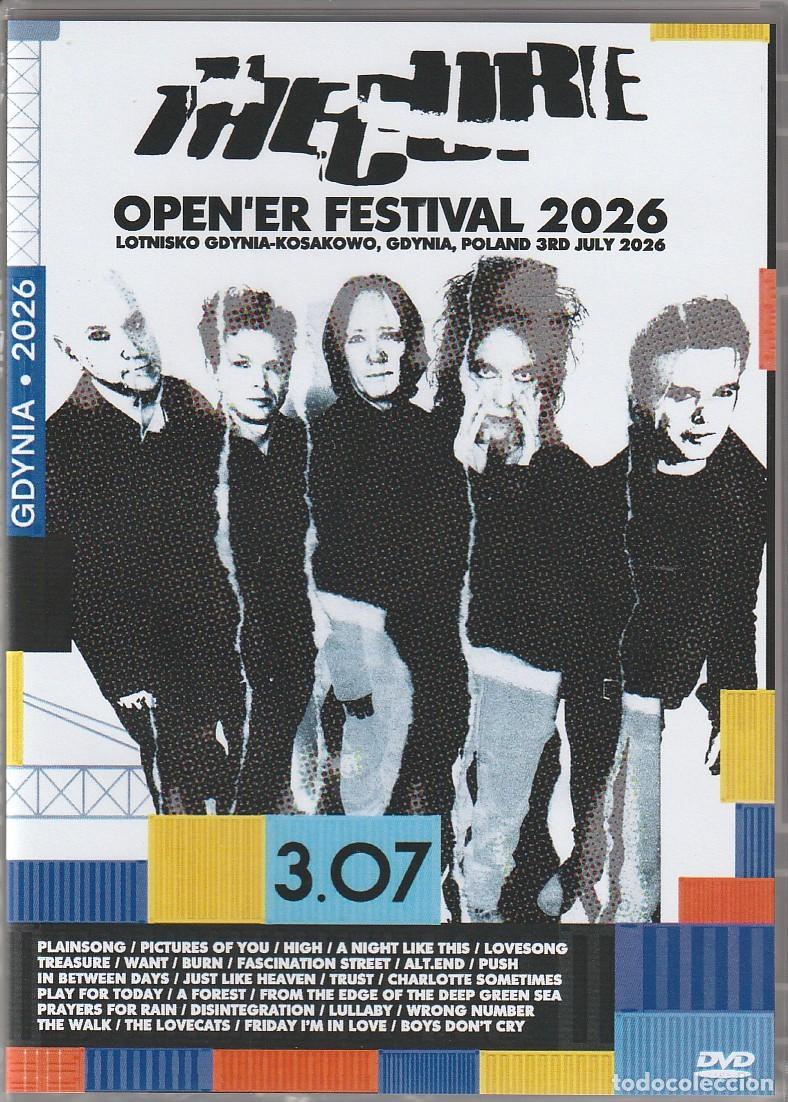 CDs de m&uacute;sica: DVD - The CURE - Open'er Festval 2026