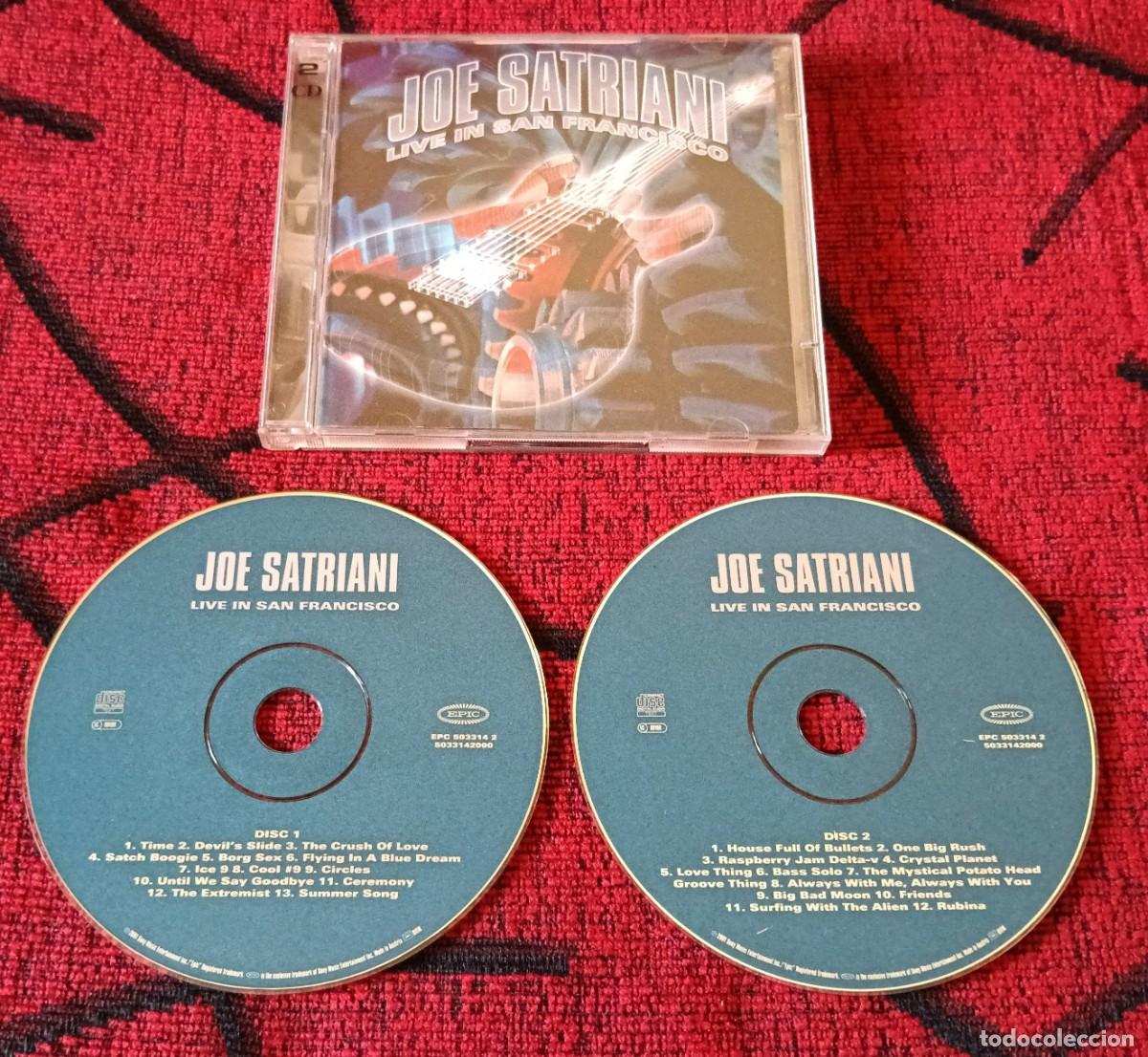 CDs de m&uacute;sica: JOE SATRIANI ** Live In San Francisco ** CD DOBLE 2001 AUSTRIA