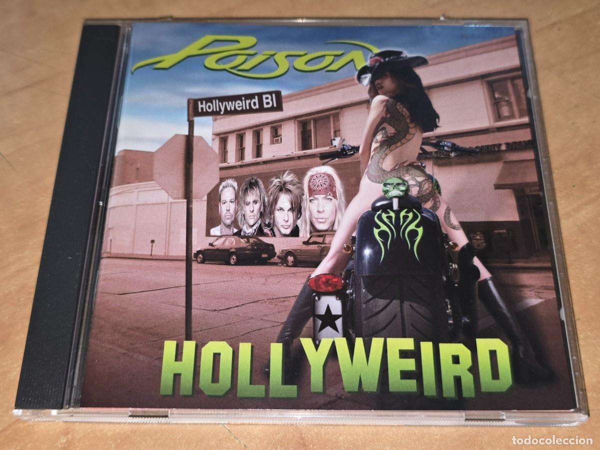 CDs de m&uacute;sica: POISON CD Hollyweird,2002 *COMO NUEVO* Hard Rock-Motley Crue-Kiss-Iron Maiden-L.a Guns