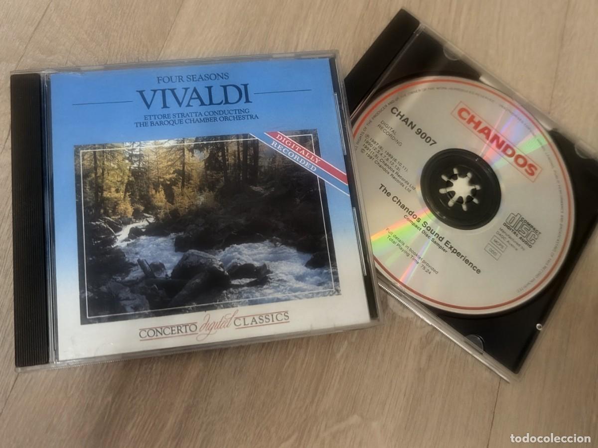 CDs de m&uacute;sica: LOTE DE 2 CD DE MUSICA CLASICA - VIVALDI - FOUR SEASONS + CHANDOS SOUND EXPERIENCE .. VER FOTOS