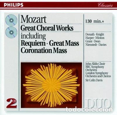 CDs de m&uacute;sica: Mozart: Great Choral Works- 0028943880022