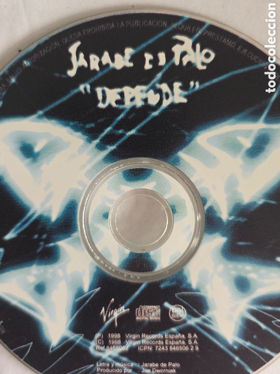 CDs de m&uacute;sica: JARABE DE PALO...DEPENDE..LEER