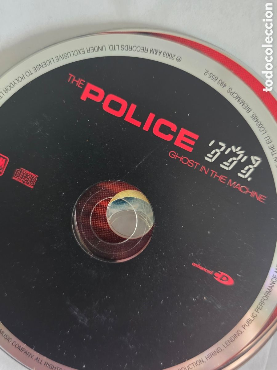 CDs de m&uacute;sica: POLICE..GHOST IN THE MACHINE
