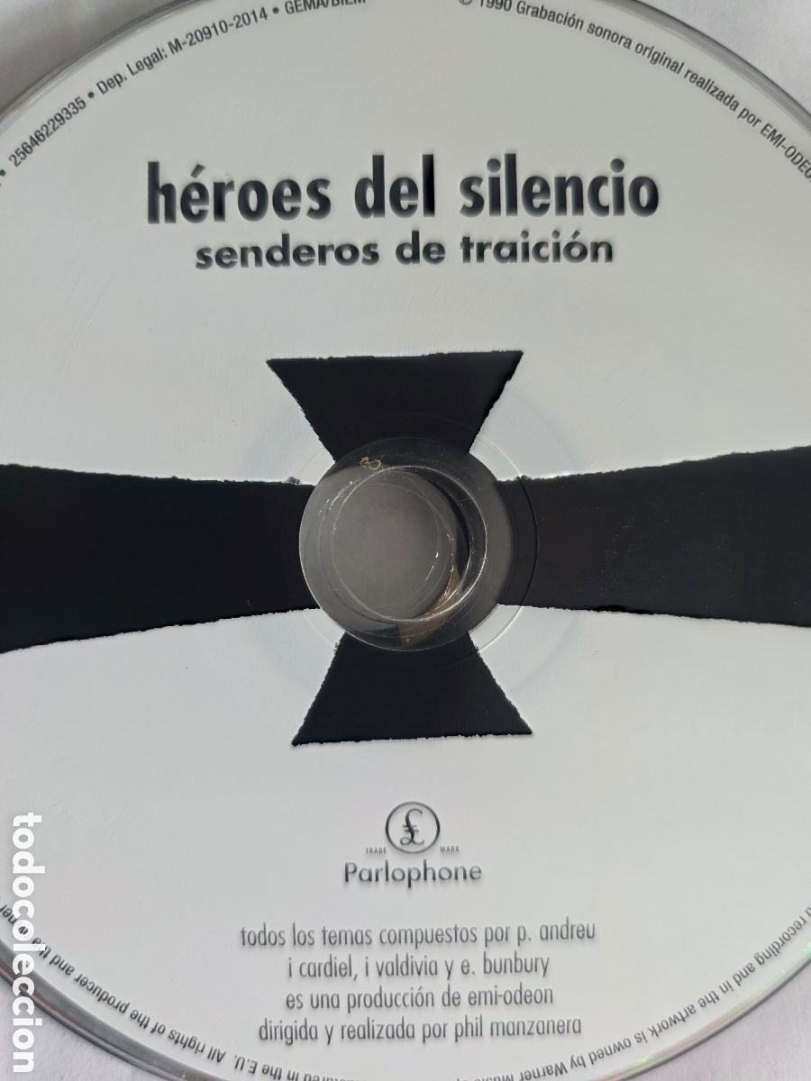 CDs de m&uacute;sica: H&Eacute;ROES DEL SILENCIO..SENDEROS DE TRAICION..LEER