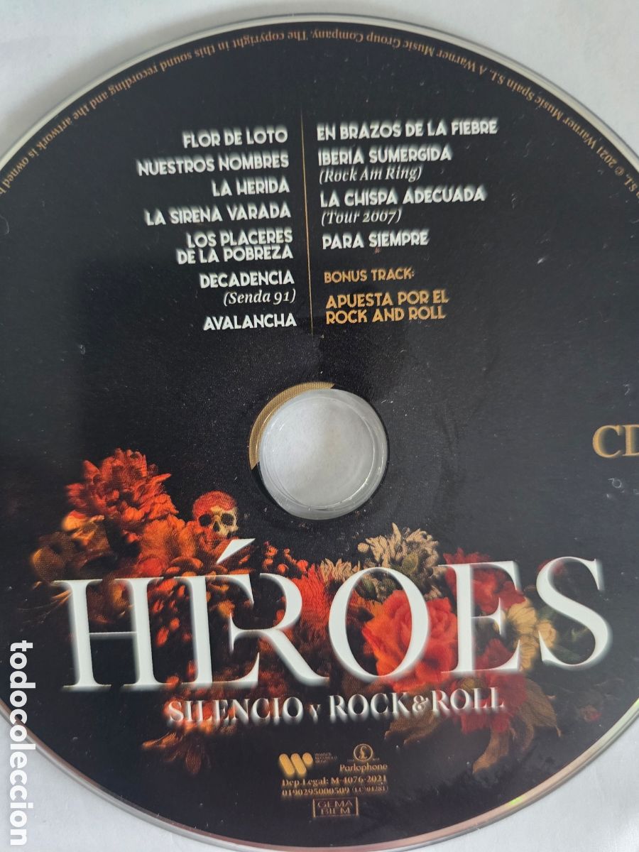CDs de m&uacute;sica: H&Eacute;ROES DEL SILENCIO..SILENCIO Y ROCK N ROLL...2CDS...LEER