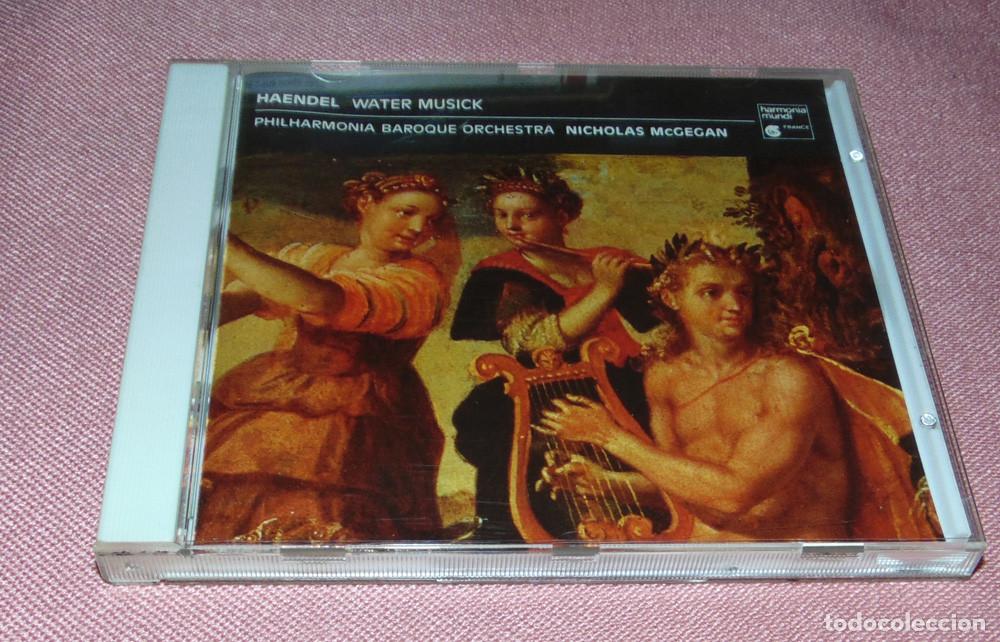 CDs de m&uacute;sica: HANDEL - WATER MUSICK- NICHOLAS McGEGAN - PHILHARMONIA BAROQUE ORCHESTRA - CD