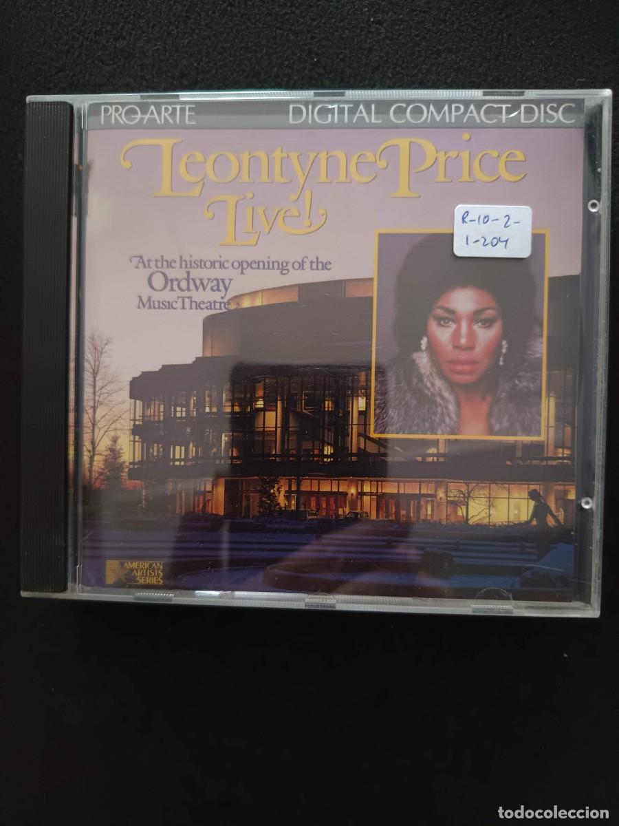 CDs de m&uacute;sica: LEONTYNE PRICE LIVE!. AT THE HISTORIC OPENING OF THE ORDWAY MUSIC THEATRE