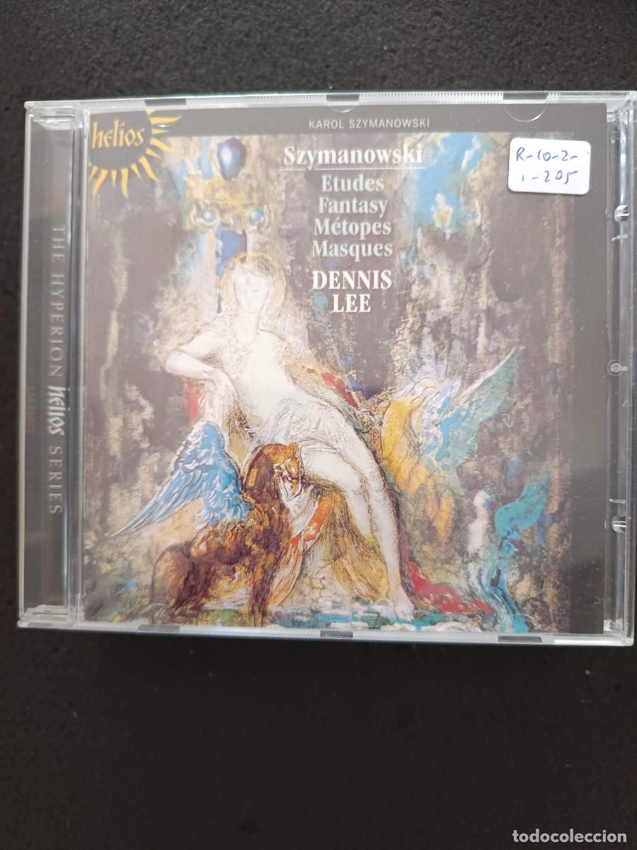 CDs de m&uacute;sica: SZYMANOWSKI: &Eacute;TUDES, FANTASY, M&Eacute;TOPES, MASQUES. PIANO: DENNIS LEE
