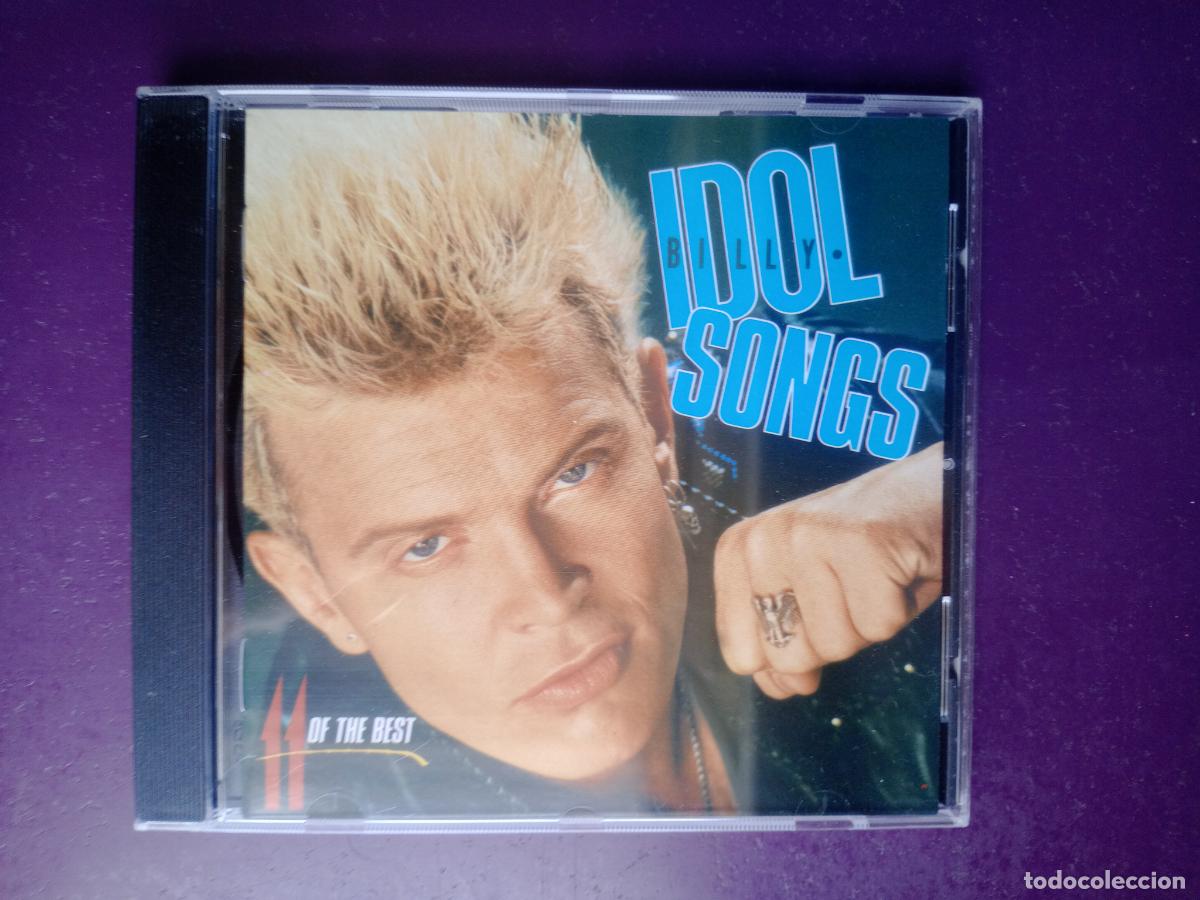 CDs de m&uacute;sica: Billy Idol &ndash; Idol Songs - 11 Of The Best - CD CHRYSALIS 1988 - EXITOS PUNK POP 80'S, SIN APENAS USO