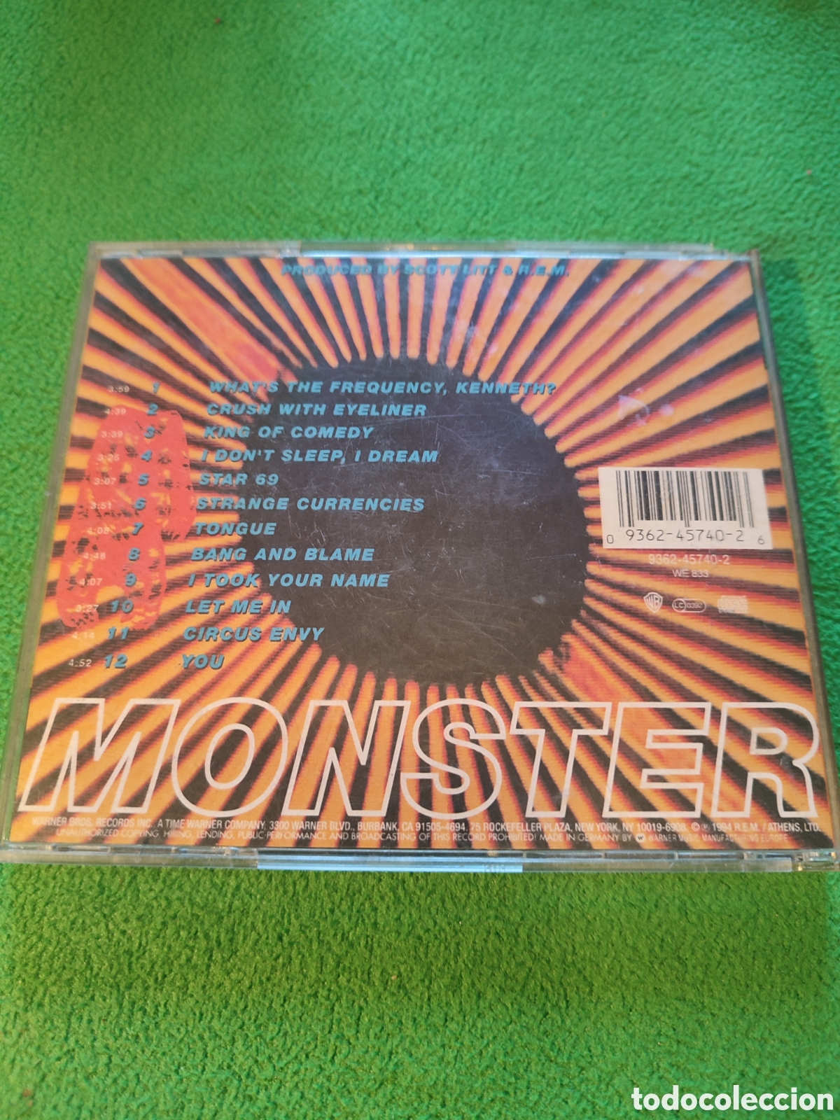 CDs de m&uacute;sica: R E M. - Monster Edici&oacute;n alemana - Foto 3
