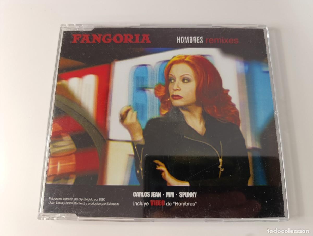 CDs de m&uacute;sica: FANGORIA 'Hombres - Remixes' CD Maxi Single 2002 + V&iacute;deoclip Naturaleza Muerta Spunky Carlos Jean