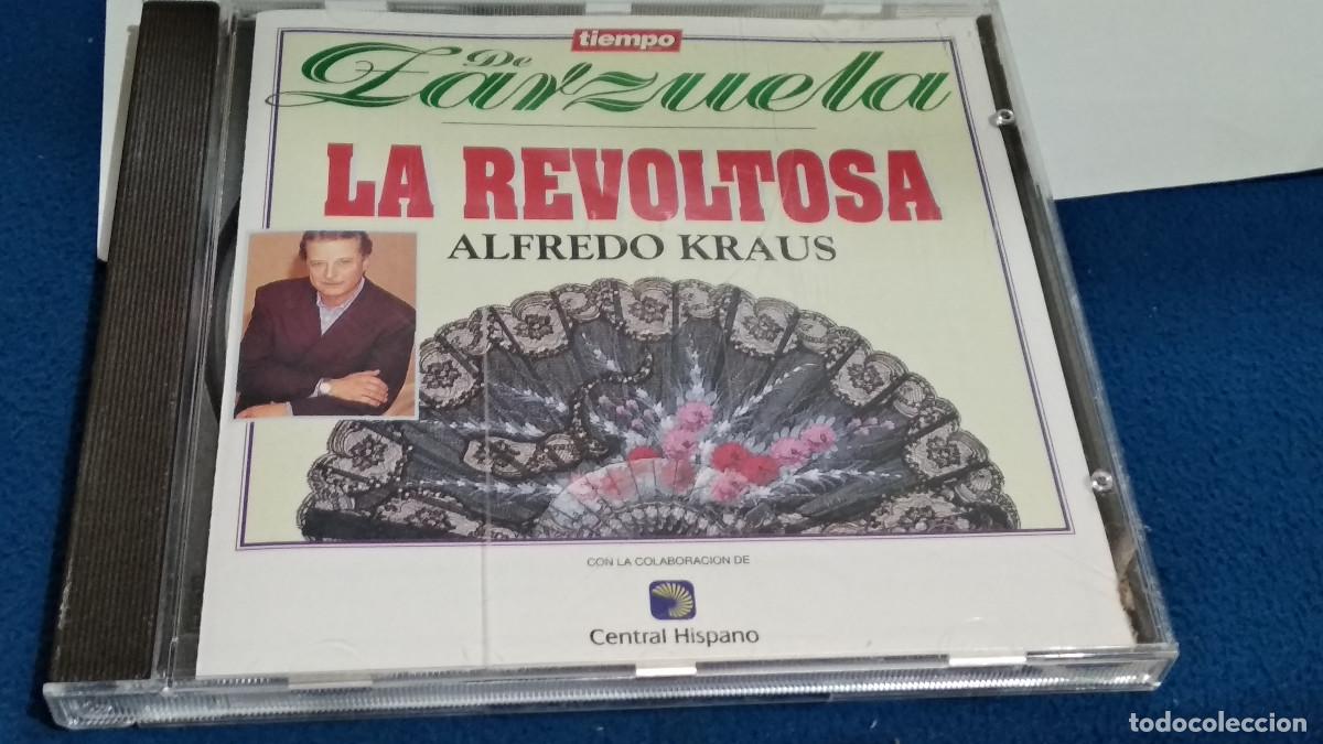 CDs de m&uacute;sica: TIEMPO DE ZARZUELA / LA REVOLTOSA - ALFREDO KRAUS - CD 1994 PROMO CENTRAL HISPANO N&ordm; 1
