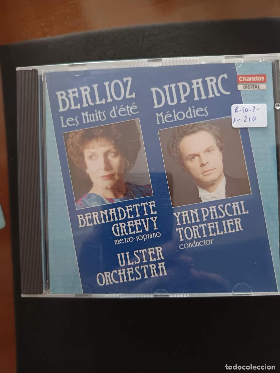 CDs de m&uacute;sica: BERLIOZ: LES NUITS D'&Eacute;T&Eacute; / DUPARC: M&Eacute;LODIES. DIR: YAN PASCAL TORTELIER. MEZZO-SOPRANO: BERNADETTE GR