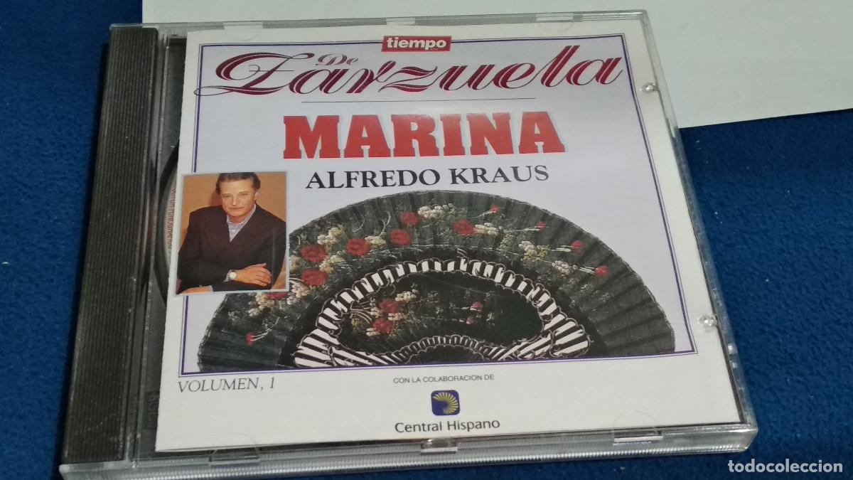 CDs de m&uacute;sica: TIEMPO DE ZARZUELA / MARINA 1 - ALFREDO KRAUS - CD 1994 PROMO CENTRAL HISPANO N&ordm; 3
