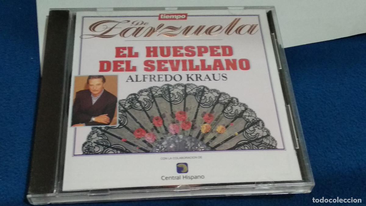 CDs de m&uacute;sica: TIEMPO DE ZARZUELA / EL HUESPED DEL SEVILLANO - ALFREDO KRAUS - CD 1994 PROMO CENTRAL HISPANO N&ordm; 5