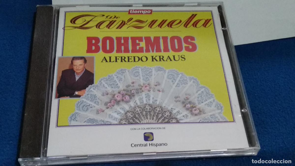 CDs de m&uacute;sica: TIEMPO DE ZARZUELA / BOHEMIOS - ALFREDO KRAUS - CD 1994 PROMO CENTRAL HISPANO N&ordm; 6