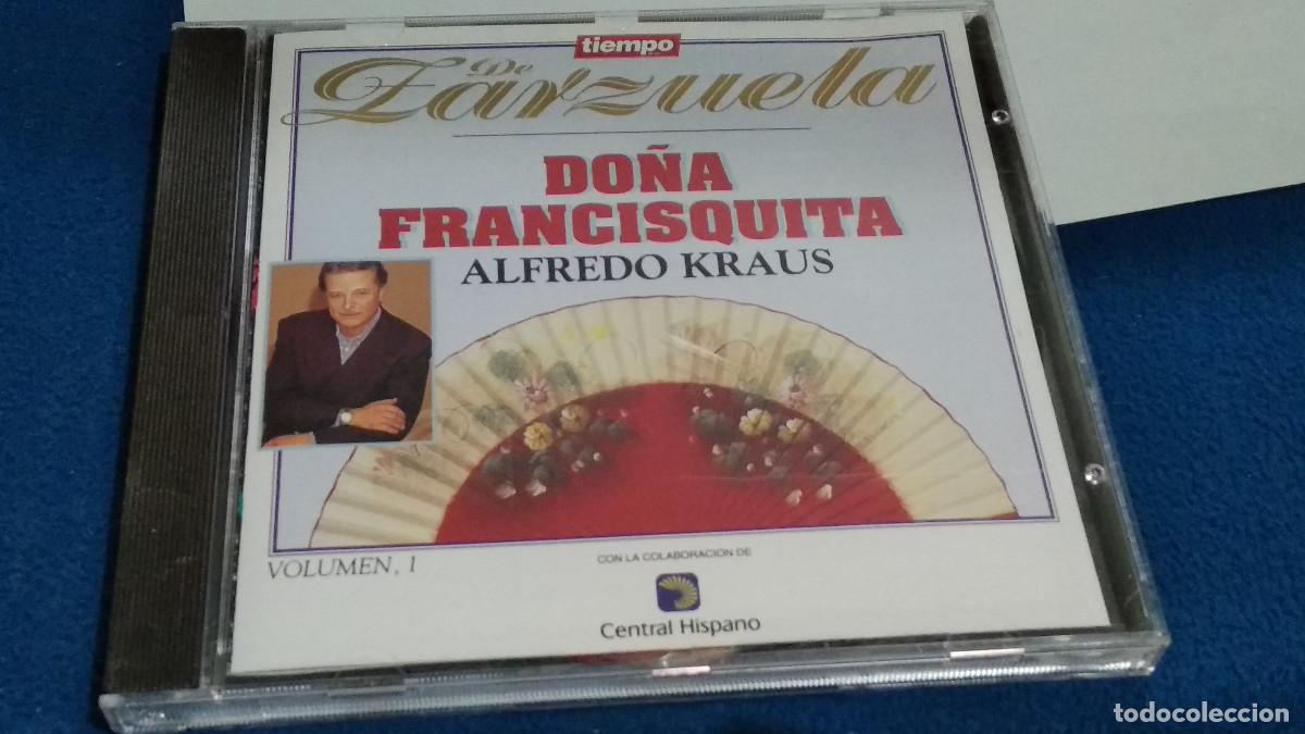 CDs de m&uacute;sica: TIEMPO DE ZARZUELA / DO&Ntilde;A FRANCISQUITA 1 - ALFREDO KRAUS - CD 1994 PROMO CENTRAL HISPANO N&ordm;7