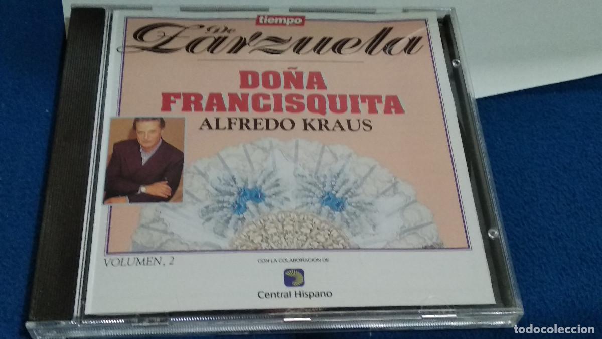 CDs de m&uacute;sica: TIEMPO DE ZARZUELA / DO&Ntilde;A FRANCISQUITA 2 - ALFREDO KRAUS - CD 1994 PROMO CENTRAL HISPANO N&ordm; 8