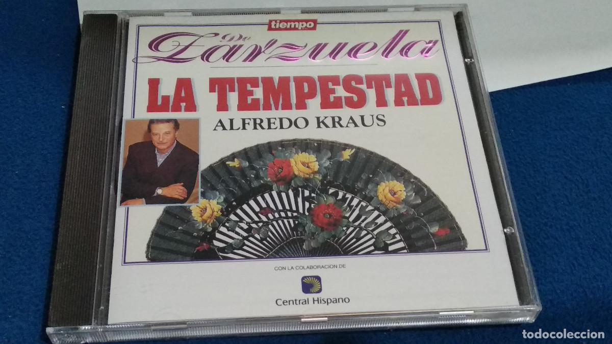 CDs de m&uacute;sica: TIEMPO DE ZARZUELA / LA TEMPESTAD - ALFREDO KRAUS - CD 1994 PROMO CENTRAL HISPANO N&ordm; 9