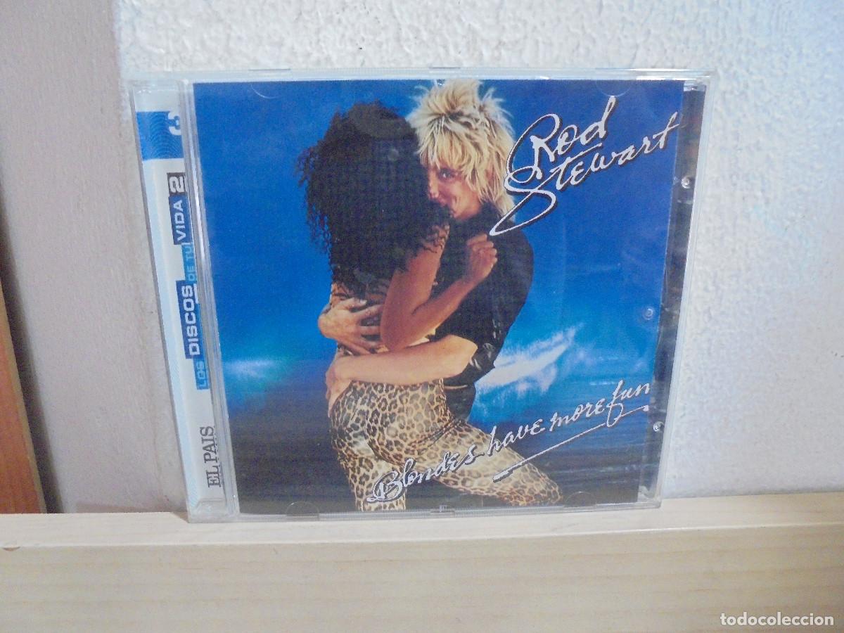 CDs de m&uacute;sica: Rod Stewart. Blondes have more fun -- CD