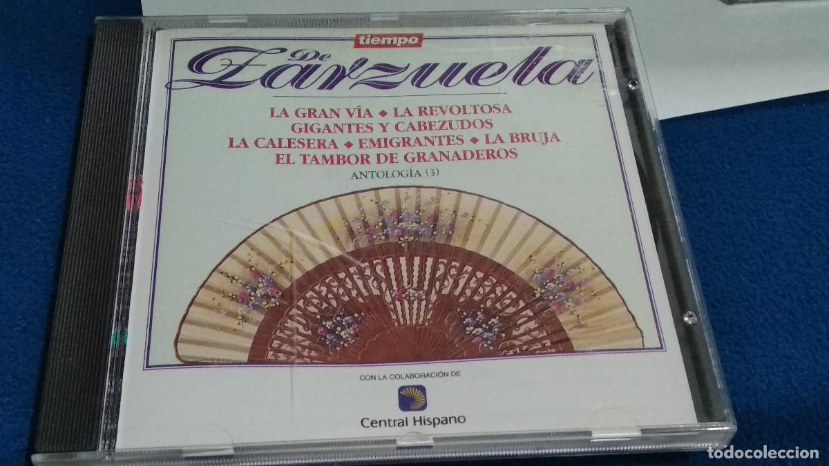 CDs de m&uacute;sica: TIEMPO DE ZARZUELA / PEDRO LAVIRGEN ANTOLOG&Iacute;A 3 - CD 1994 PROMO CENTRAL HISPANO N&ordm; 14