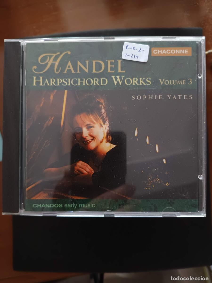 CDs de m&uacute;sica: H&Auml;NDEL: HARPSICHORD WORKS. VOLUME 3 HARPSICHORD: SOPHIE YATES