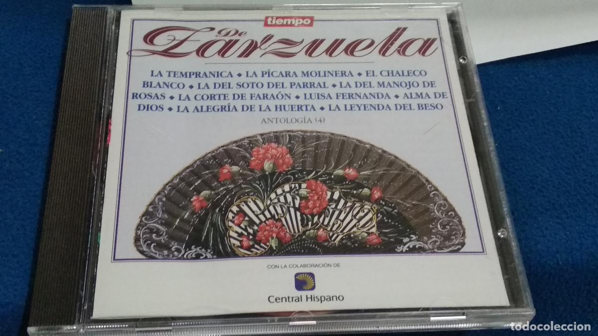 CDs de m&uacute;sica: TIEMPO DE ZARZUELA / VARIOS ANTOLOG&Iacute;A 4 - CD 1994 PROMO CENTRAL HISPANO N&ordm; 15