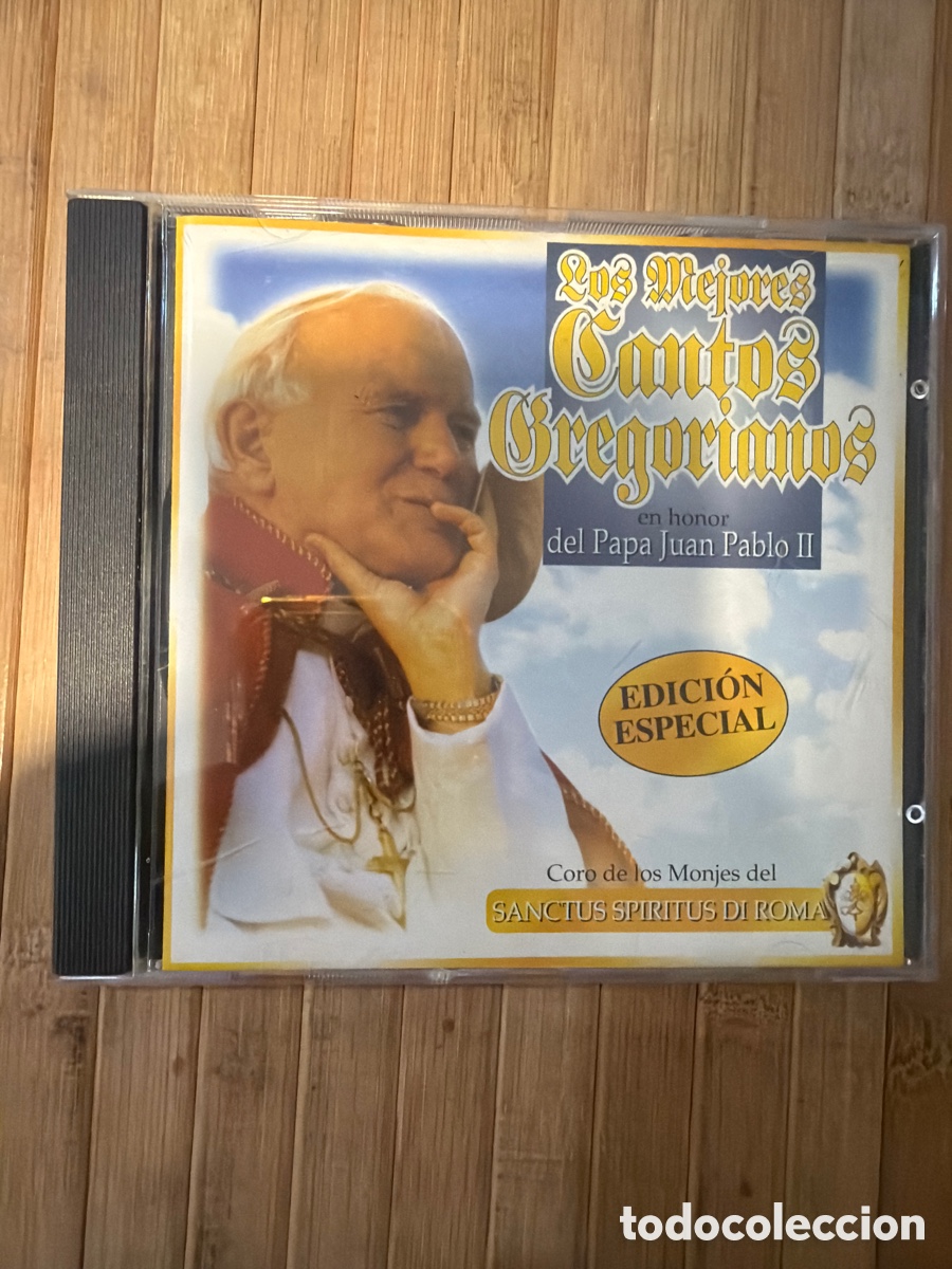 CDs de m&uacute;sica: Los mejores cantos gregorianos en Honor del Papa Juan Pablo II CD SEMINUEVO