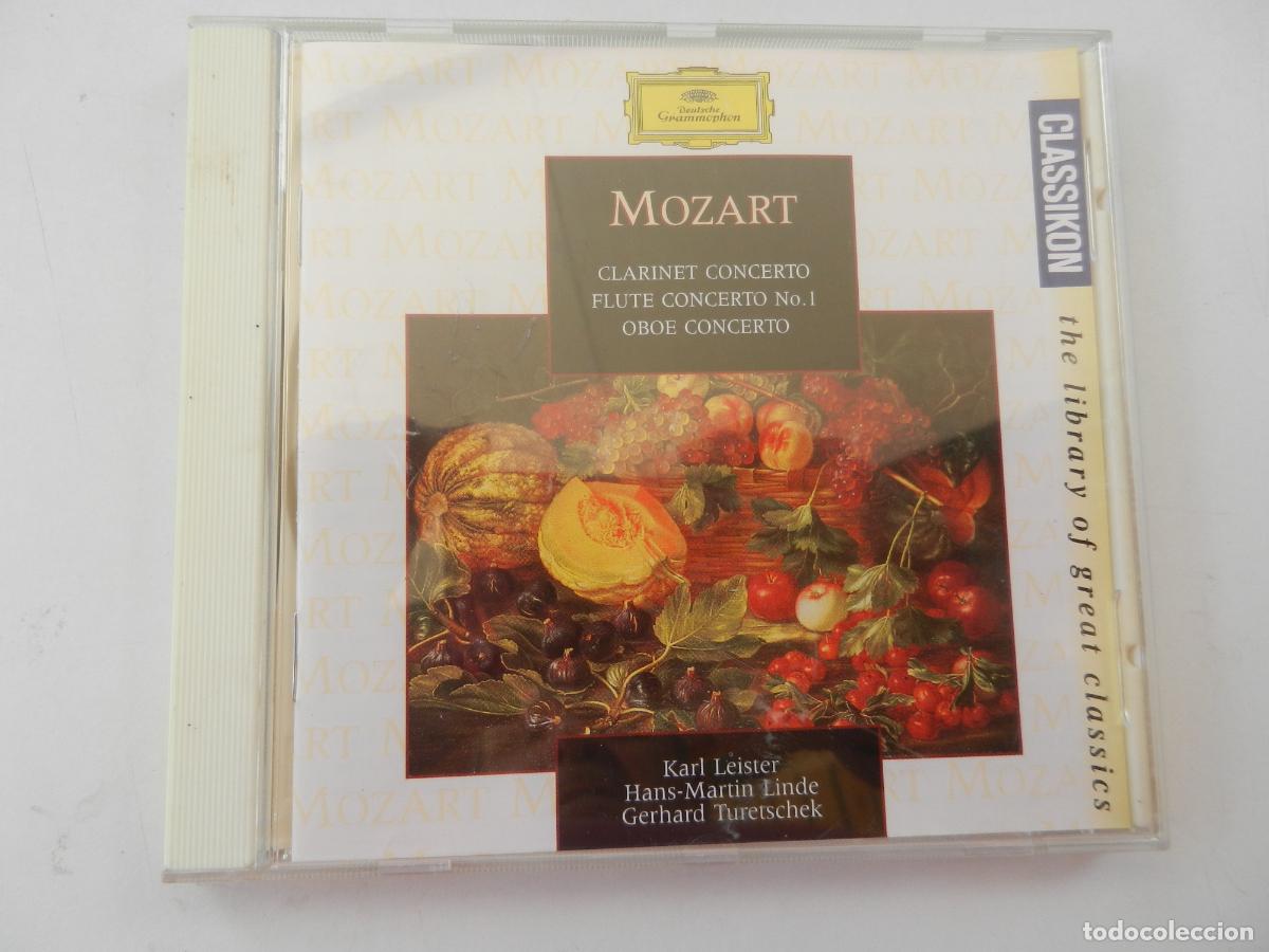 CDs de m&uacute;sica: MOZART- CLARINET CONCERTO - FLUTE CONCERTON&ordm; 1 - KARL B&Ouml;HM CD