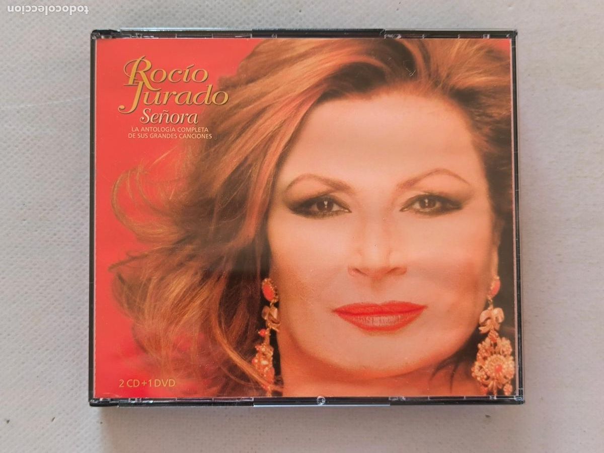 CDs de m&uacute;sica: CD + DVD ROCIO JURADO - SE&Ntilde;ORA - LA ANTOLOGIA COMPLETA DE SUS GRANDES CANCIONES - 3 DISCOS (223w)