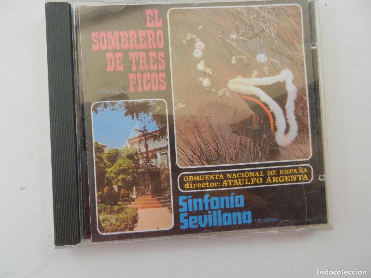 CDs de m&uacute;sica: EL SOMBRERO DE TRES PICOS - SINFONIA SEVILLANA - ATAULFO ARGENTA -FALLA - TURINA - 1967