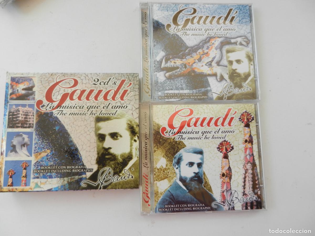 CDs de m&uacute;sica: GAUDI, LA MUSICA QUE EL AM&Oacute; - 2CD,S BOOKLET CON BIOGRAFIA AM- KLAUS KANTSCHIEDER