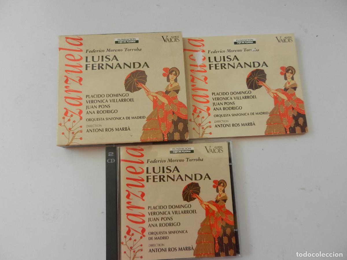 CDs de m&uacute;sica: FEDERICO MORENO TORROBA- LUISA FERNANDA - PLACIDO DOMINGO - ANA RODRIGO - ANTONI ROS - AUVIDIS -1995