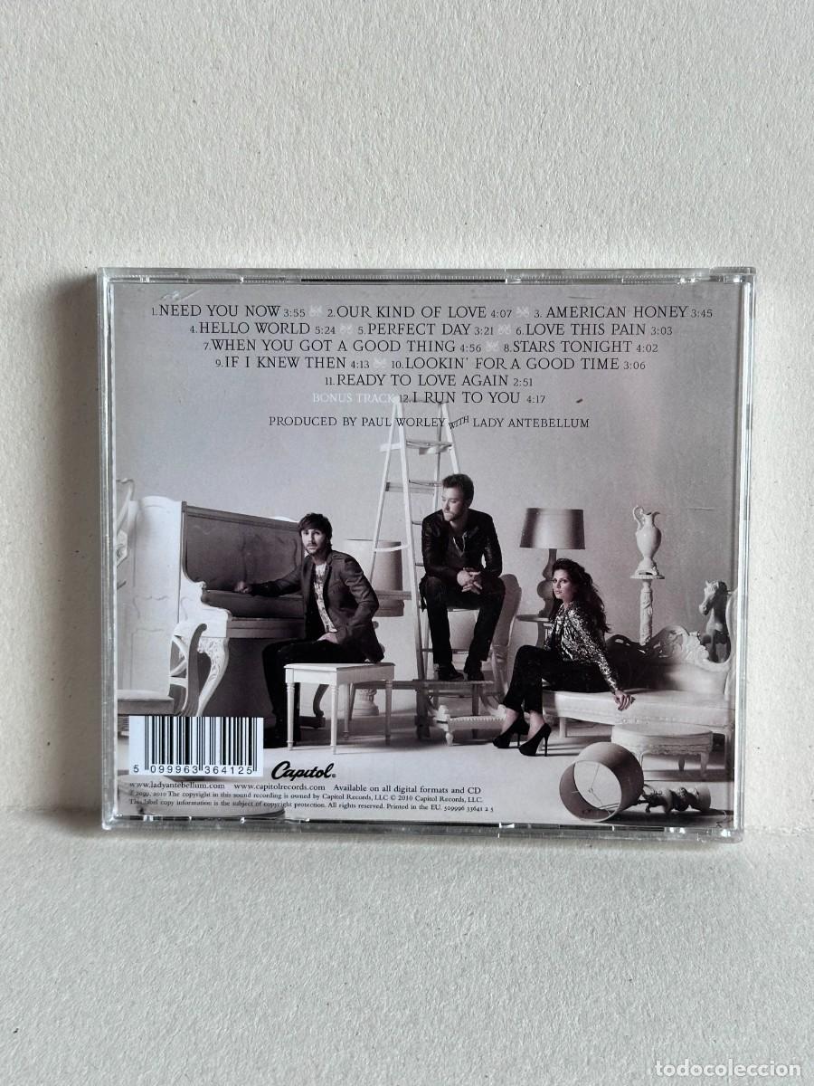 CDs de m&uacute;sica: Lady Antebellum - Need You Now (CD) - Foto 2