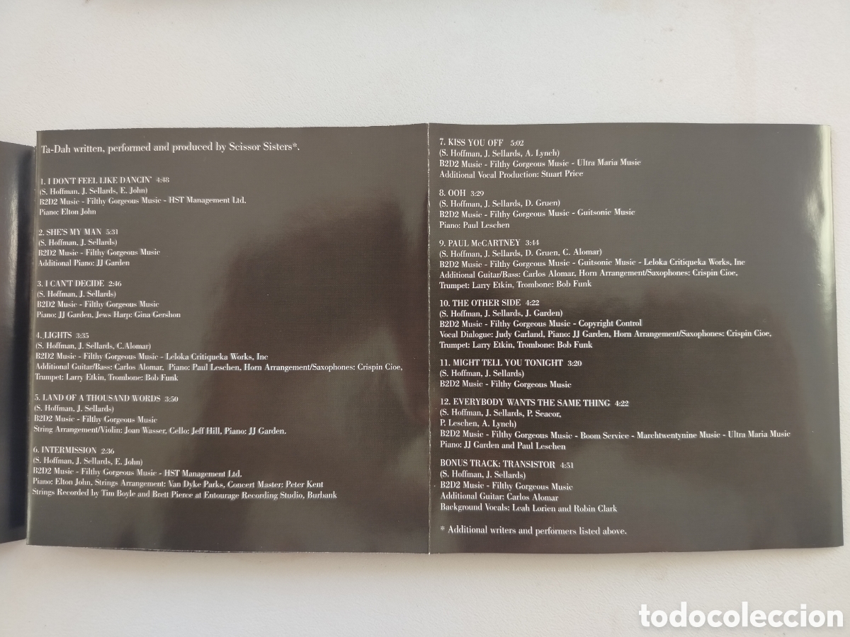 CDs de m&uacute;sica: Scissor Sisters CD Ta-Dah - Foto 2