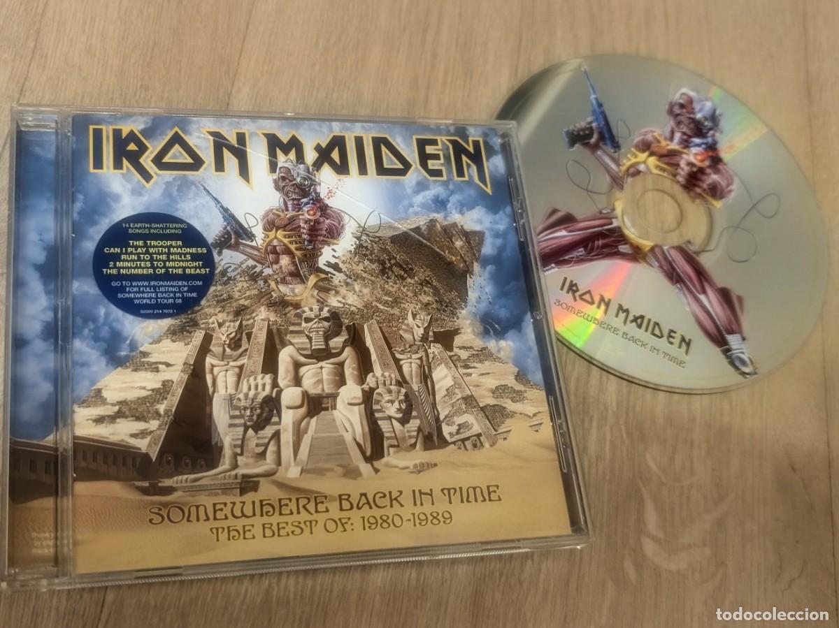 CDs de m&uacute;sica: IRON MAIDEN - SOMENWERE BACK IN TIME ( THE BEST OF ; 1980-1989 ).. CD + LIBRETO CON FOTOS .ETC 2008